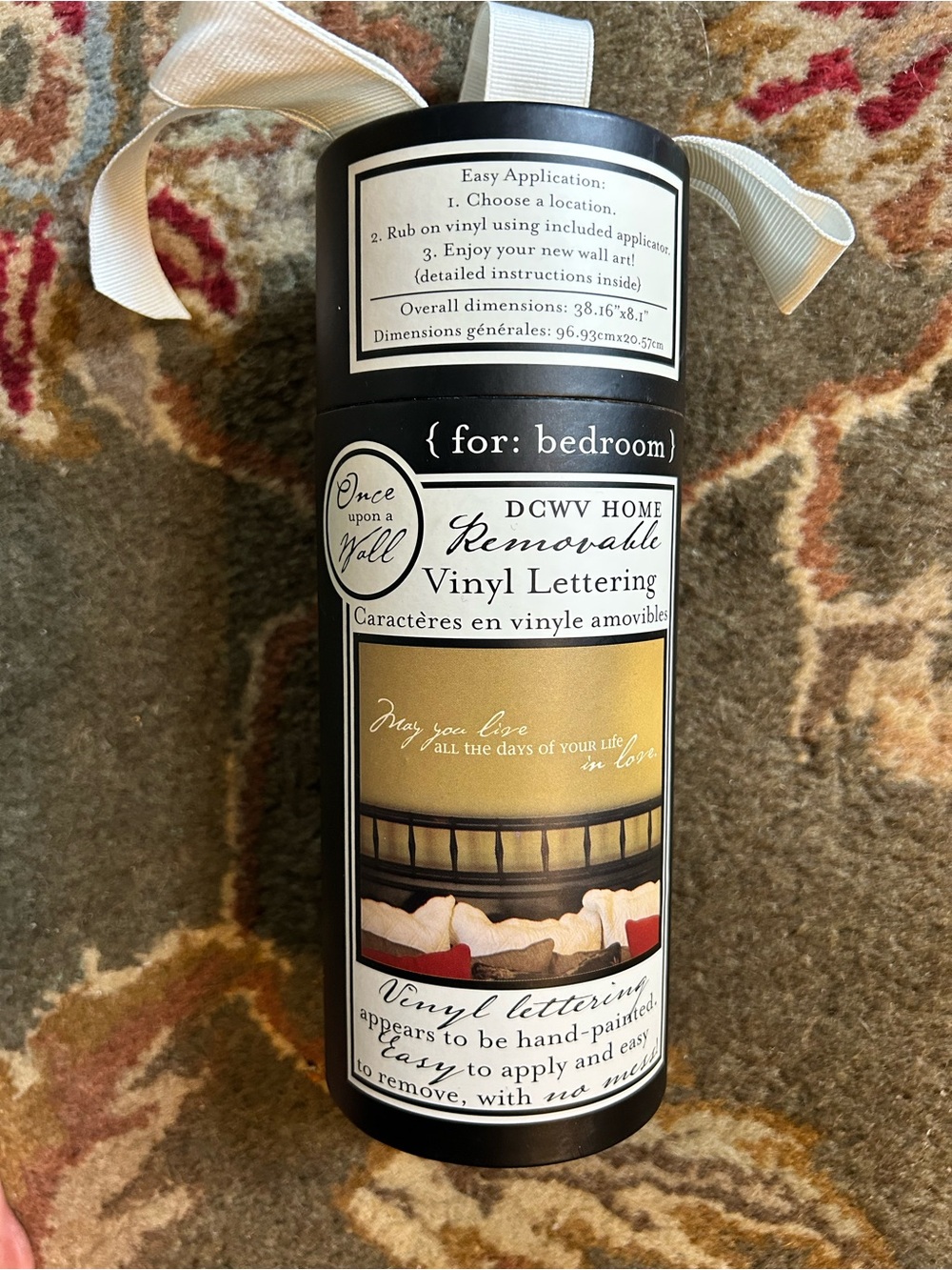 Removable Vinyl Lettering in cream – Once Upon a Wall